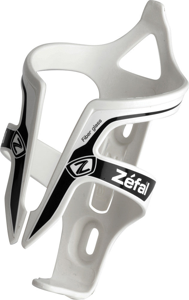 ZEFAL Pulse Fiberglass Bottle Cage White/Black 1750B