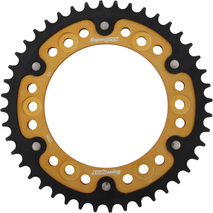 SUPERSPROX Rear Stealth Sprocket Alu/Stl 44t-530 Gld Hon RST-1306-44-GLD