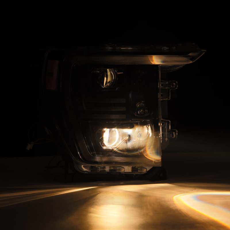 AlphaRex 21-22 Ford F150 PRO-Series Projector headlights Alpha-Black w/Activ Light/Seq Signal 880294