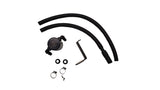 J&L 14-22 Mazda CX5 2.5L Non-turbo Driver Side 3.0 Oil Separator Kit - Black Anodized 3111D-B