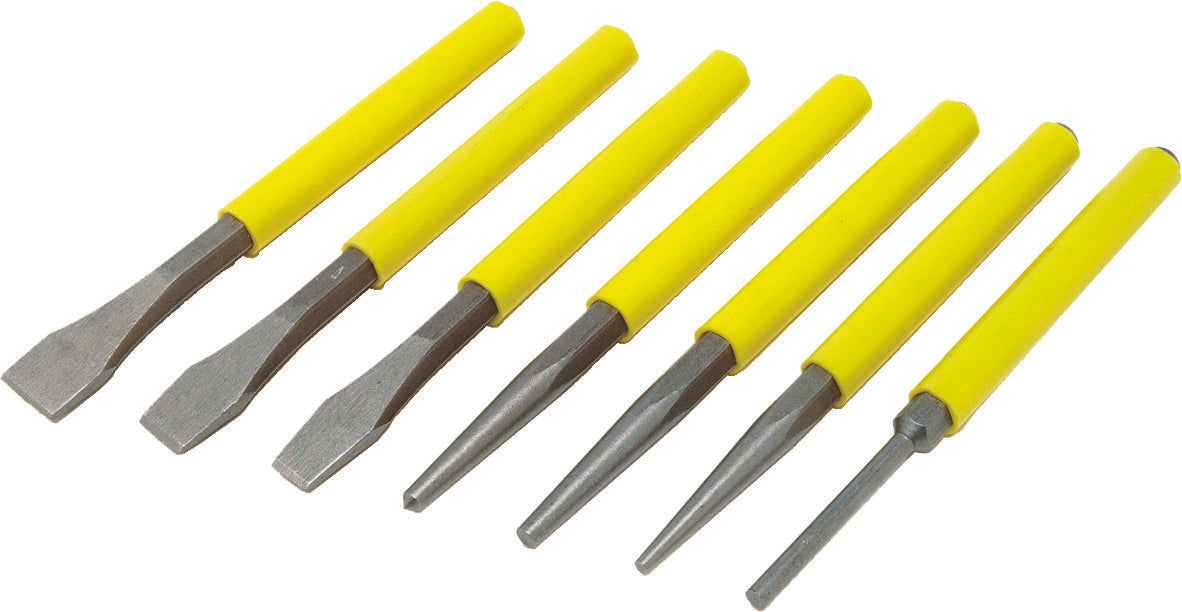 PERFORMANCE TOOL7 Pc Chisel/Punch SetW750