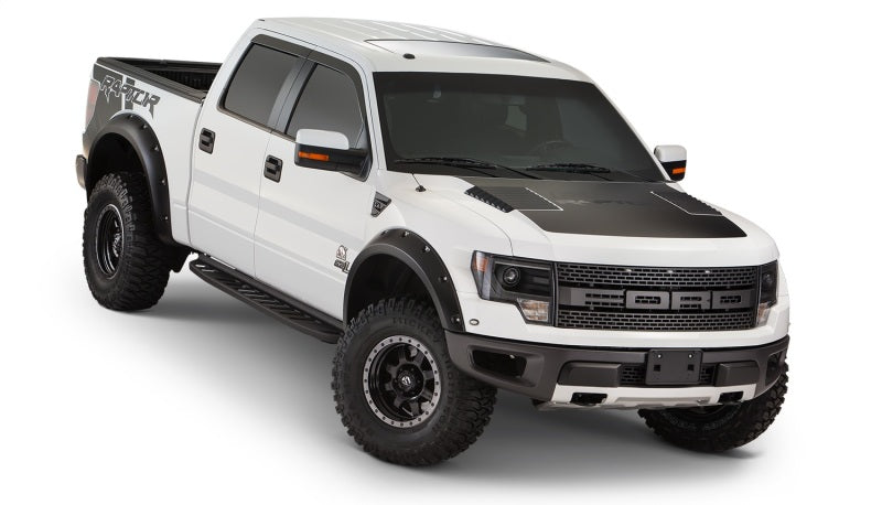 Bushwacker 10-14 Ford F-150 SVT Raptor Pocket Style Flares 4pc - Black 20938-02