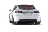 Rally Armor 21-23 Tesla Model S / S Plaid Black UR Mud Flap w/ Red Logo MF101-UR-BLK-RD