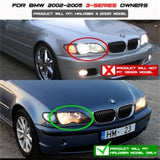 Spyder BMW E46 3-Series 02-05 4DR Projector Headlights 1PC LED Halo Blk PRO-YD-BMWE4602-4D-AM-BK 5042415