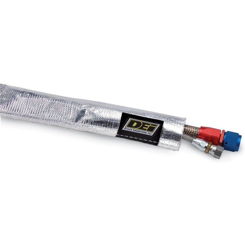 DEI Heat Sheath 1-1/4in I.D. x 3ft - Aluminized Sleeving - Sewn Edge 10404