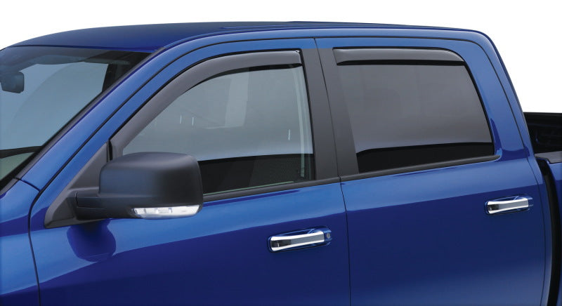 EGR 2019 Chevy 1500 Crew Cab In-Channel Window Visors - Dark Smoke 571691