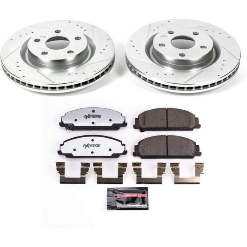 Power Stop 08-09 Pontiac G8 Front Z26 Street Warrior Brake Kit K5529-26