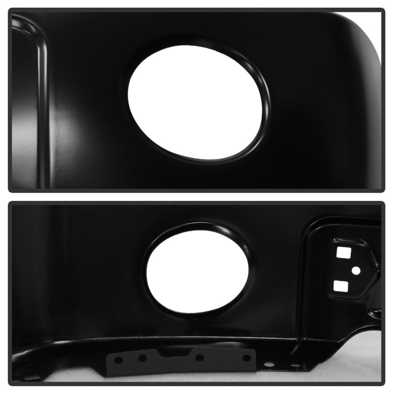Spyder Ford F150 09-14 w/Fog Light Hole Front Bumper - Black (OEM # 9L3Z17757DPTM) 9948459