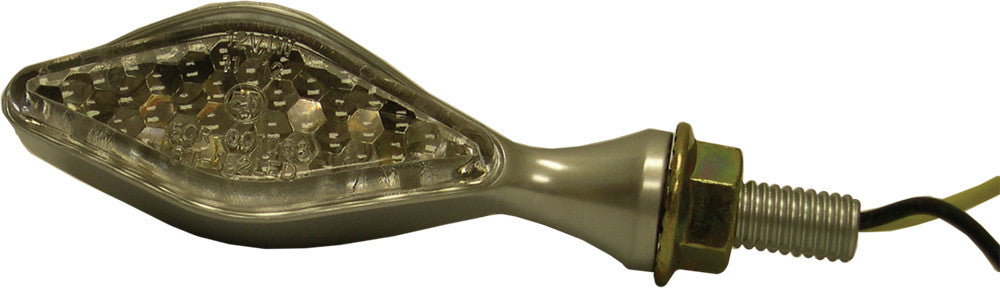 DMP Diamond 8 Led Marker Lights Black W/Clear Lens 900-0010