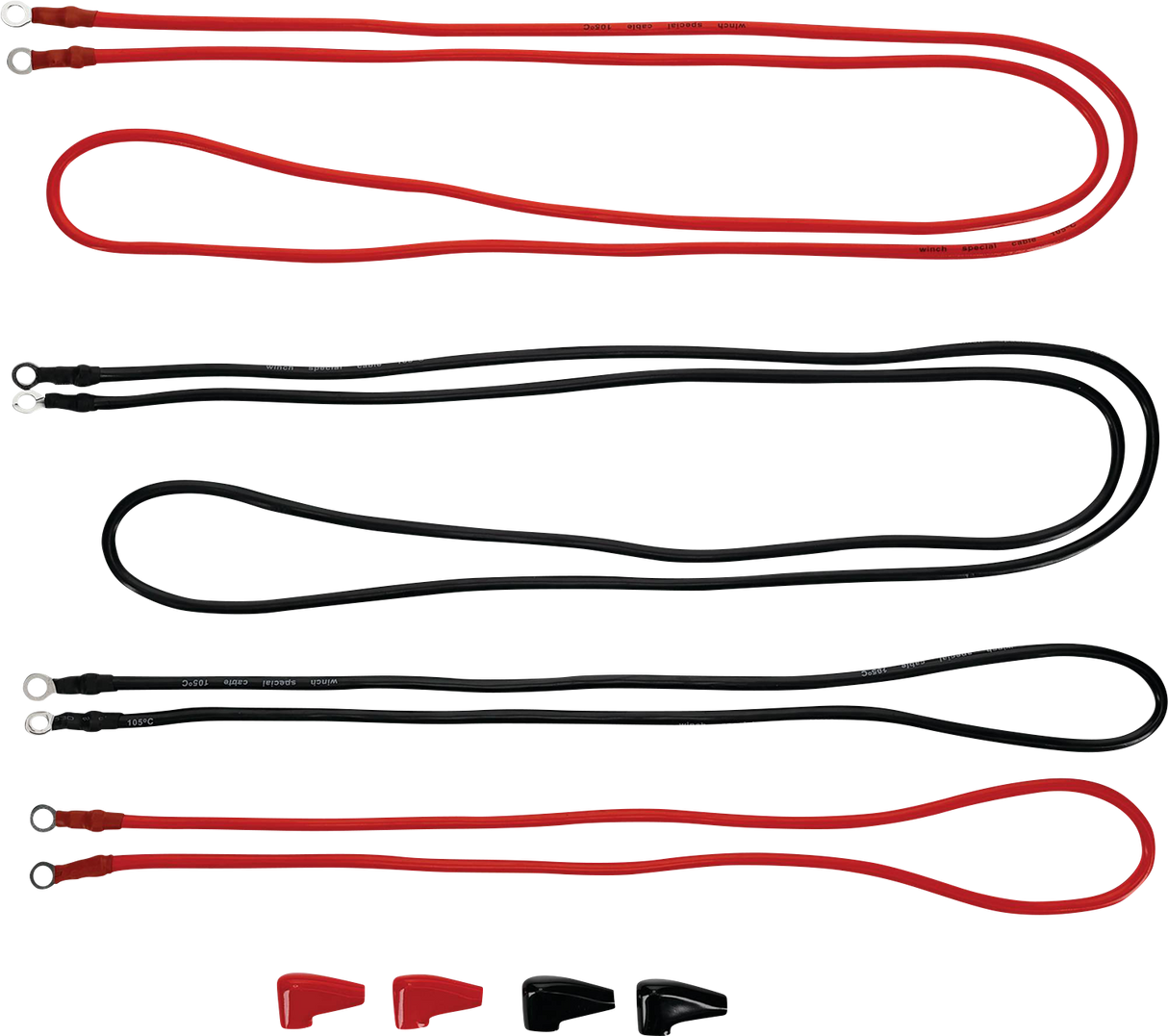 ALL BALLS Electric Cable Kit for Winch - 3500/4500 lb 431-01049