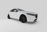 Rally Armor 2019+ Mazda3 GT Sport Hatch UR Black Mud Flap w/ Dark Grey Logo MF61-UR-BLK/DGRY