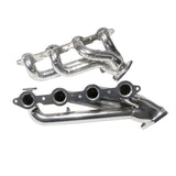 BBK 99-04 GM Truck SUV 4.8 5.3 Shorty Tuned Length Exhaust Headers - 1-3/4 Silver Ceramic 40050