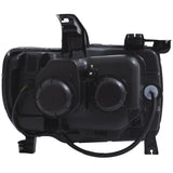 ANZO 2015+ GMC Canyon Projector Headlights w/ Plank Style Design Black w/ Amber 111381