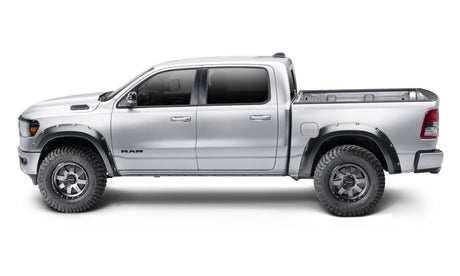 Bushwacker 19-22 Ram 1500 (Excl. Rebel/TRX) 76.3 & 67.4in Bed Pocket Style Flares 4pc Set - Black 50924-02