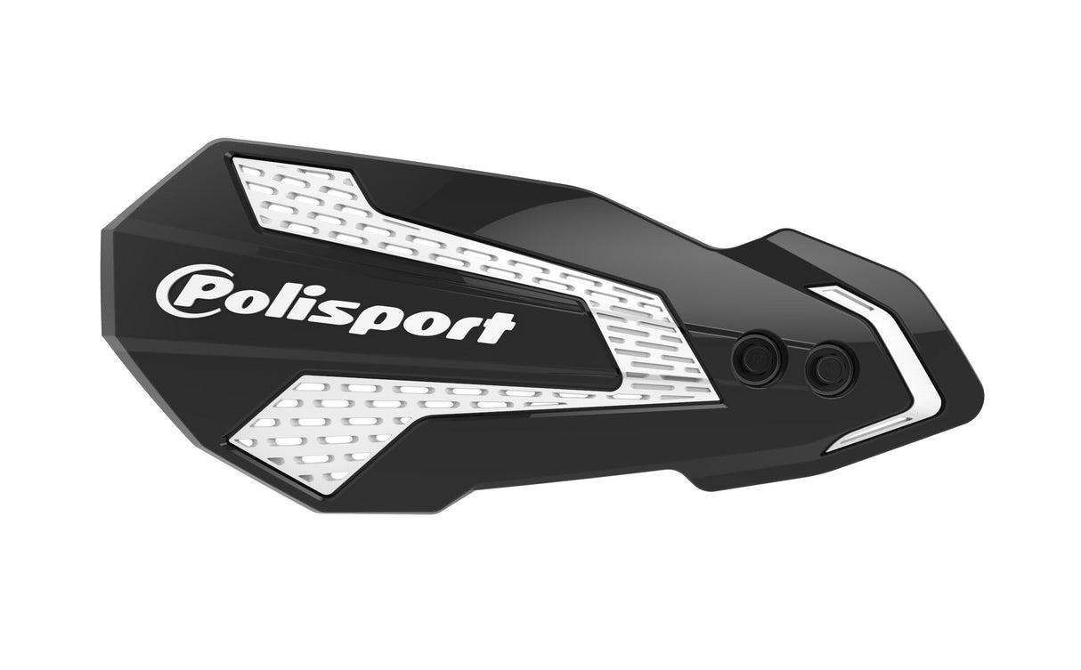 POLISPORT Mx Flow Handguards Black/White 8308200056