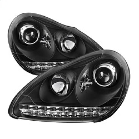 Spyder Porsche Cayenne 03-06 Projector Xenon/HID Model- DRL LED Blk PRO-YD-PCAY03-HID-DRL-BK 5080967