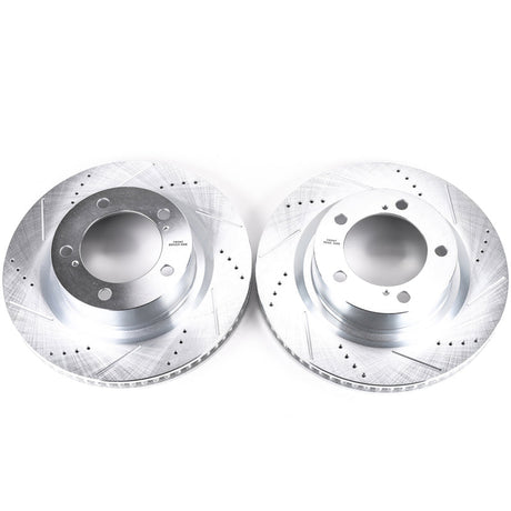 Power Stop 16-19 Lexus LX570 Front Evolution Drilled & Slotted Rotors - Pair JBR1309XPR