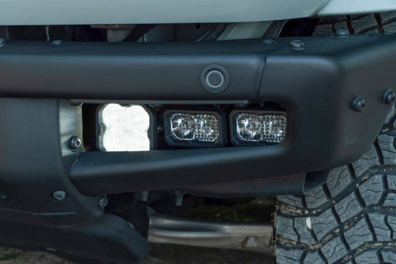 Diode Dynamics 21-Up Ford Bronco Stage Series Fog Pocket Kit - White Sport DD7178
