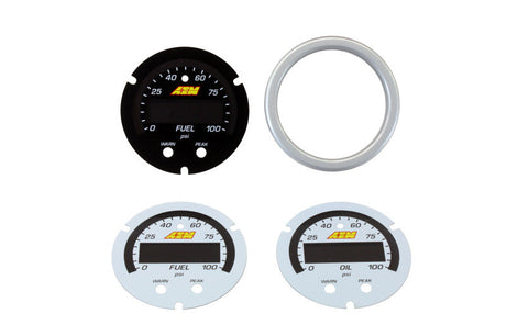 AEM X-Series Pressure Gauge Accessory Kit 30-0301-ACC