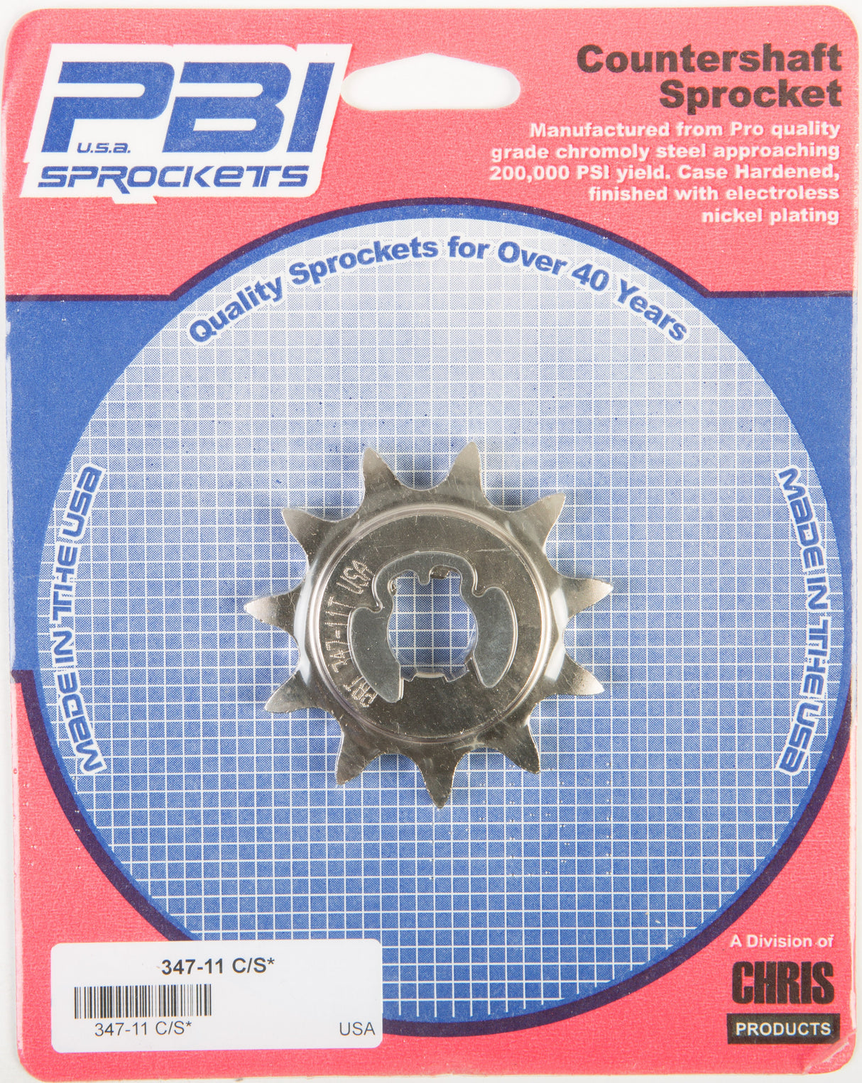 PBIFront Cs Sprocket Steel 11t-520 Yam347-11