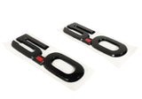 Ford Racing 15-17 Ford Mustang 5.0L Fender Emblem Black M-1447-M50AB