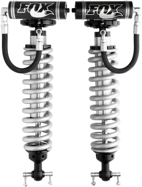 Fox 2007 Chevy 1500 4WD w/UCA 2.5 Factory Series 5.35in. R/R Coilover Shock Set - Black/Zinc 880-02-525