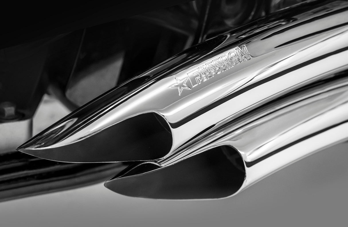 FREEDOM Sharp Curve Radius Chrome Scallop Cut Flt HD00645