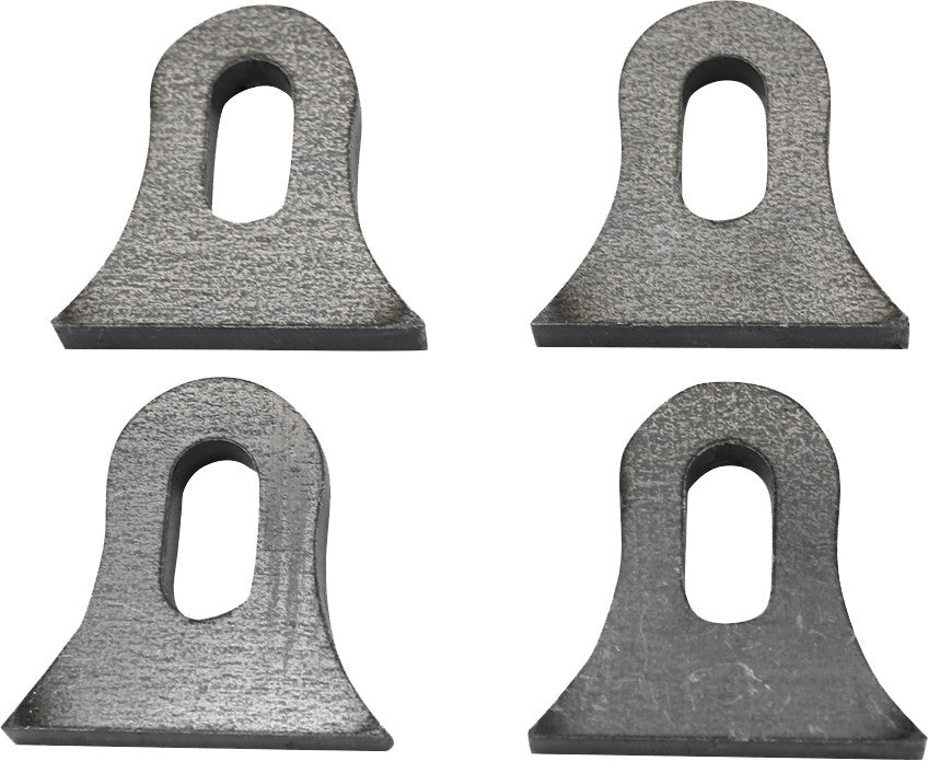 TC BROS Weld-On Steel Mounting Tabs Vintage Style 8 4/Pk 104-0042