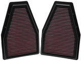 K&N Replacement Air Filter 12-13 Porsche 911 3.4L / 12 911 3.8L / 13 911 3.6L / 13 911 Carrera 3.8L 33-2484