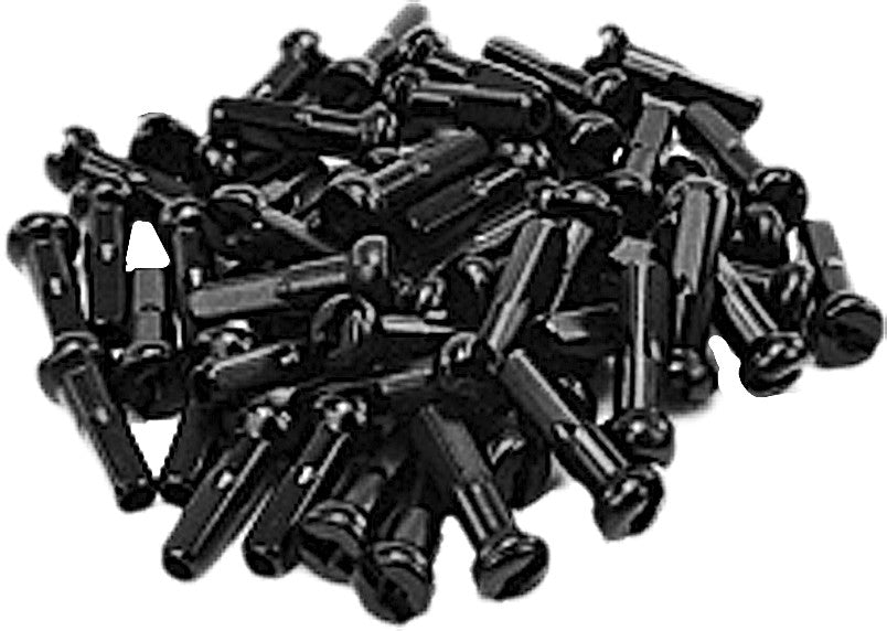 EXCESS Pk 80 Alloy Nipples 14g Black Anodized EXNP0000BKBK