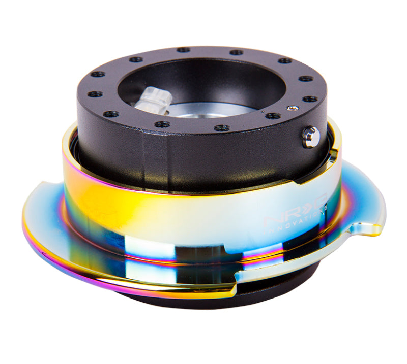 NRG Quick Release Gen 2.5 - Black Body / Neochrome Ring SRK-250BK/MC