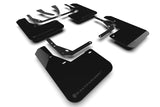 Rally Armor 2024 Hyundai Kona EV Black UR Mud Flap w/ Grey Logo MF113-UR-BLK-GRY