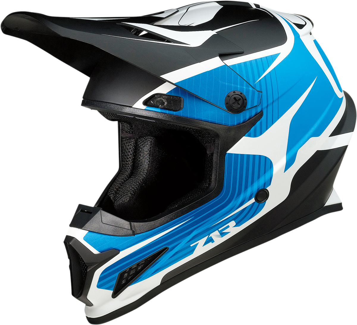 Z1R Rise Helmet - Flame - Blue - XS 0110-7248