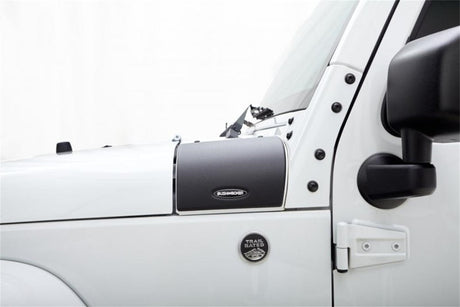 Bushwacker 07-18 Jeep Wrangler Trail Armor Cowl Cover - Black 14015