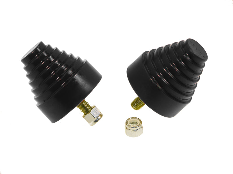 Prothane Universal Bump Stop 2-1/4X2-1/4 Cone w/Stp - Black 19-1318-BL