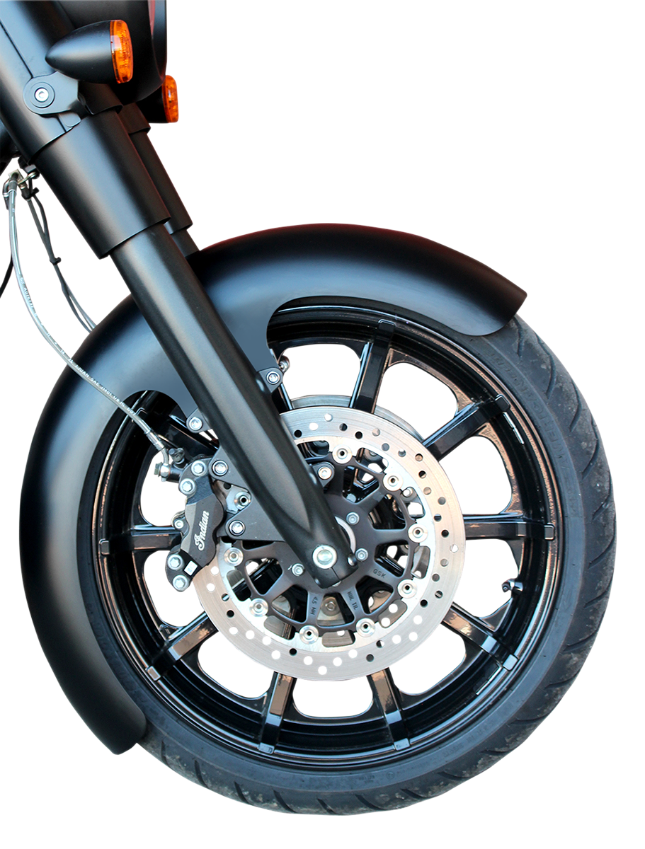 KLOCK WERKS Wrapper Front Fender - Black - Steel - 16"-19" KWF-04-0468