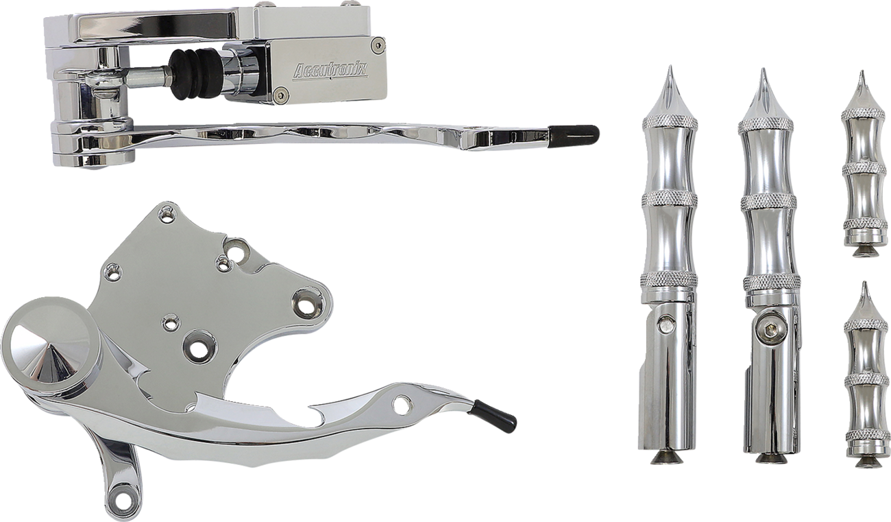 ACCUTRONIX Forward Control - Tribal - Chrome FC106-SLC