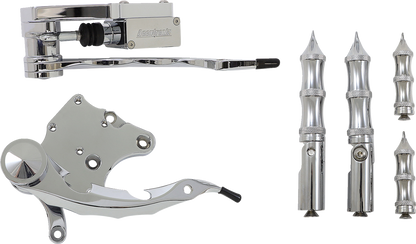 ACCUTRONIX Forward Control - Tribal - Chrome FC106-SLC