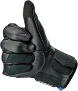 BILTWELL Belden Gloves - Black - Small 1505-0101-302