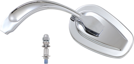 RUSS WERNIMONT DESIGNS Convex Mirror - Chrome - Left RWD-50046CL