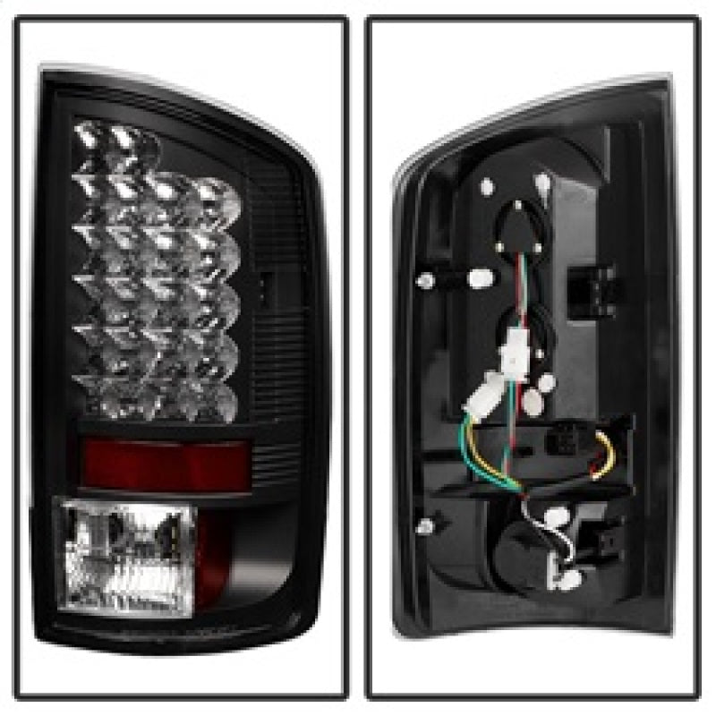 Spyder Dodge Ram 02-06 1500/Ram 2500/3500 03-06 LED Tail Light Black ALT-YD-DRAM02-LED-BK 5002556