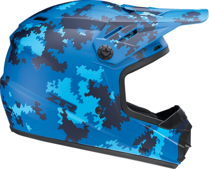 Z1R Youth Rise Helmet - Digi Camo - Blue - Medium 0111-1464