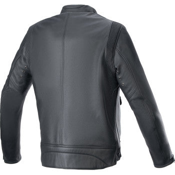 ALPINESTARS Dyno Leather Jacket - Black/Black - 3XL 3103924-1100-3X