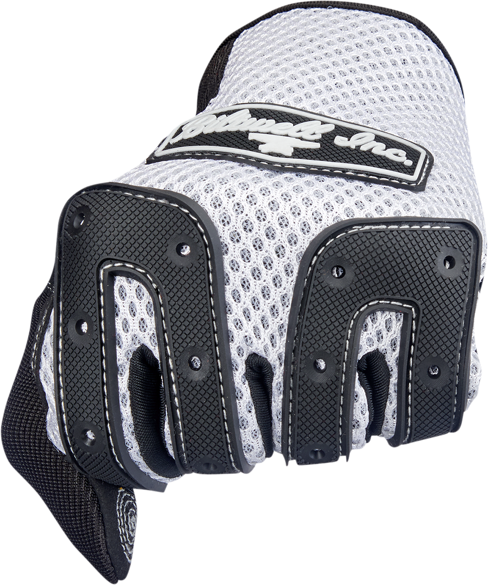 BILTWELL Anza Gloves - White - Large 1507-0401-004