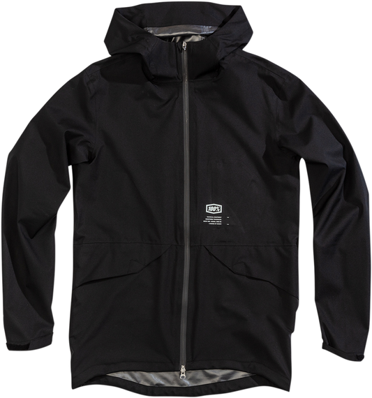 100% Hydromatic Parka - Black - Large 39009-001-12