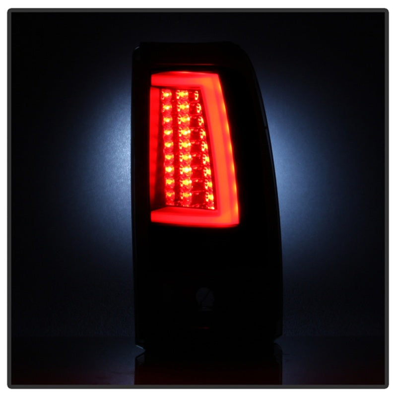 Spyder 03-06  Chevy Silverado (Does Not Fit Stepside) Version 2 LED Tail Lights - Black Smoke 5083272