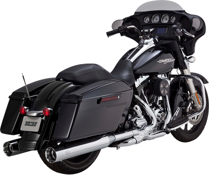 VANCE & HINES 4.5" Mufflers - Chrome - Titan 16549