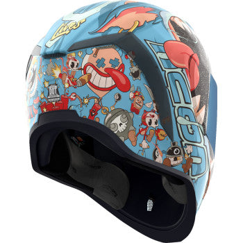 ICON Airform™ Helmet - 9 Lives - Blue - XS 0101-17383