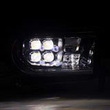 AlphaRex 07-13 Toyota Tundra NOVA LED Proj Headlights Alpha-Black w/Activ Light/Seq Signal/DRL 880820