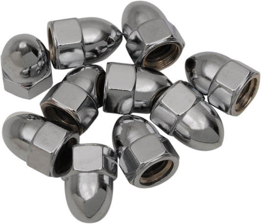 DRAG SPECIALTIES Nut - Acorn - Chrome - 7/16"-20 MPB110